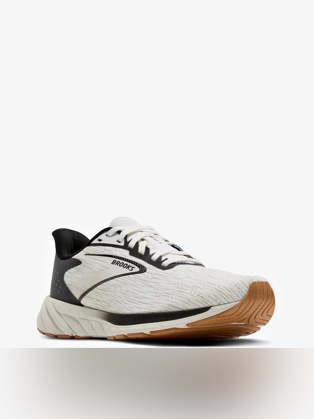 Brooks Anthem 7 White & Black Athletic Shoes